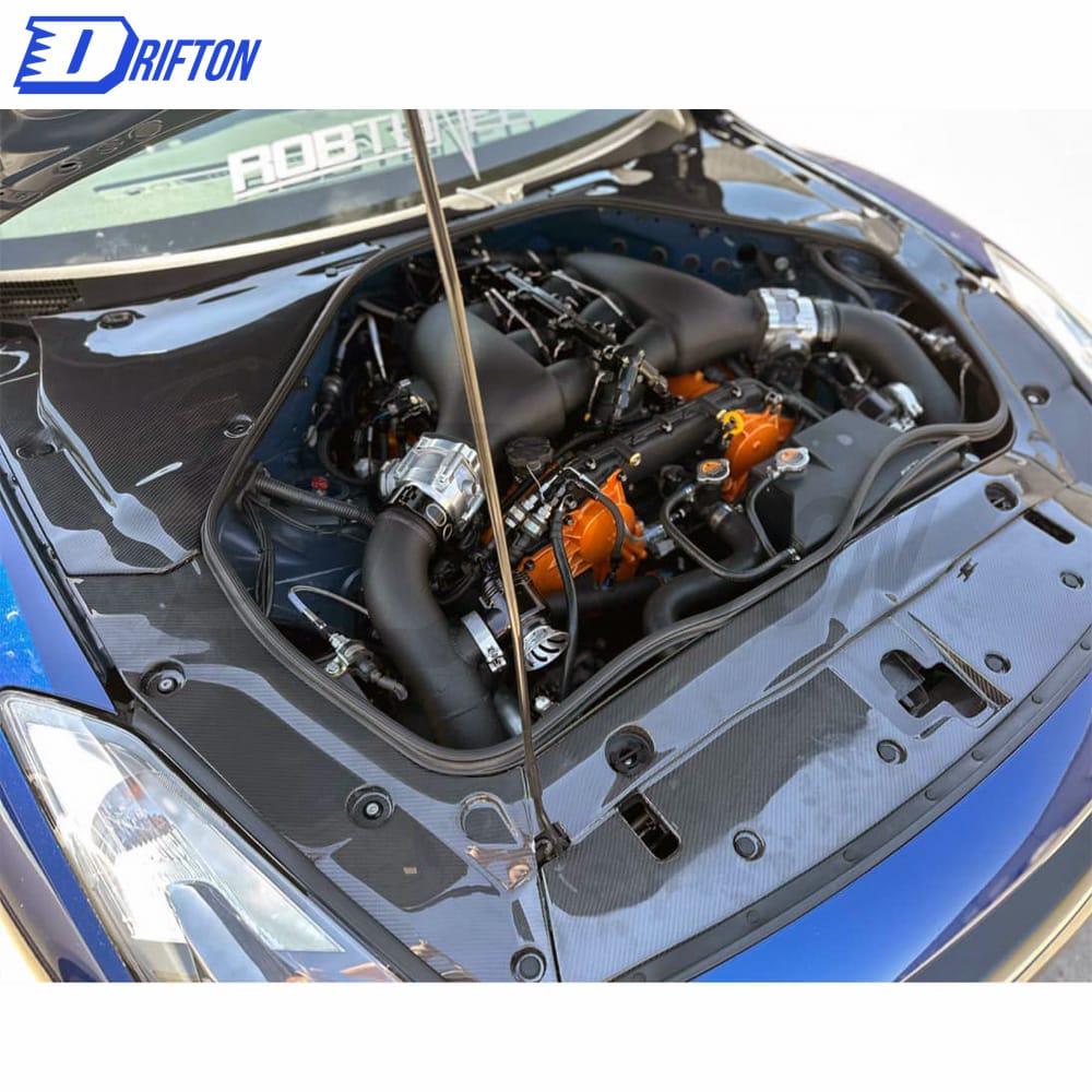 JDM Style Carbon Fiber Battery Cover For Nissan R35 GTR 2008-2019