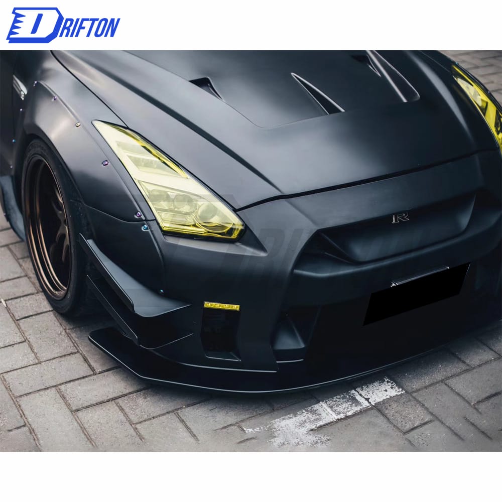 LB Performance V2 Style Glass Fiber Hood For Nissan GTR 2008-2016