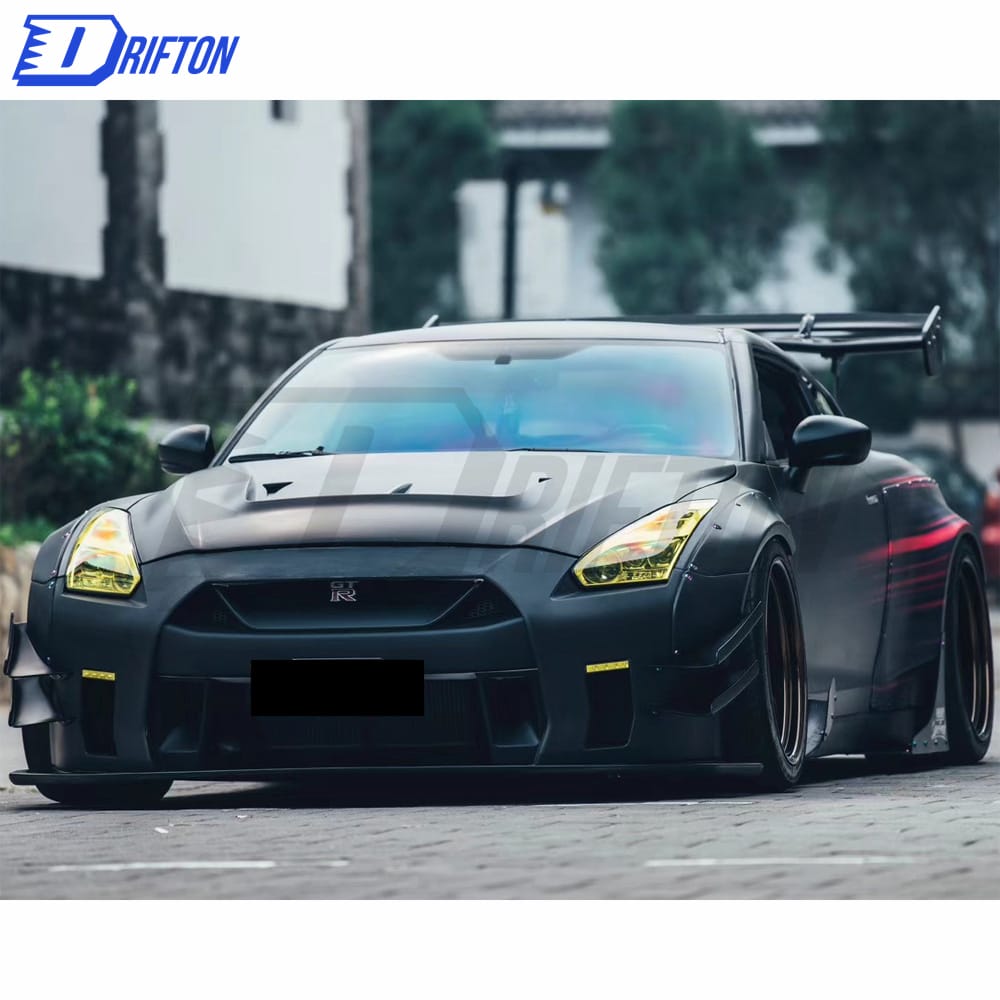 LB Performance V2 Style Glass Fiber Hood For Nissan GTR 2008-2016