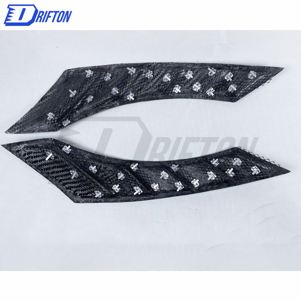 Oking Style Carbon Fiber Front Fender Vent Duct For Nissan R35 GTR 2008-2019