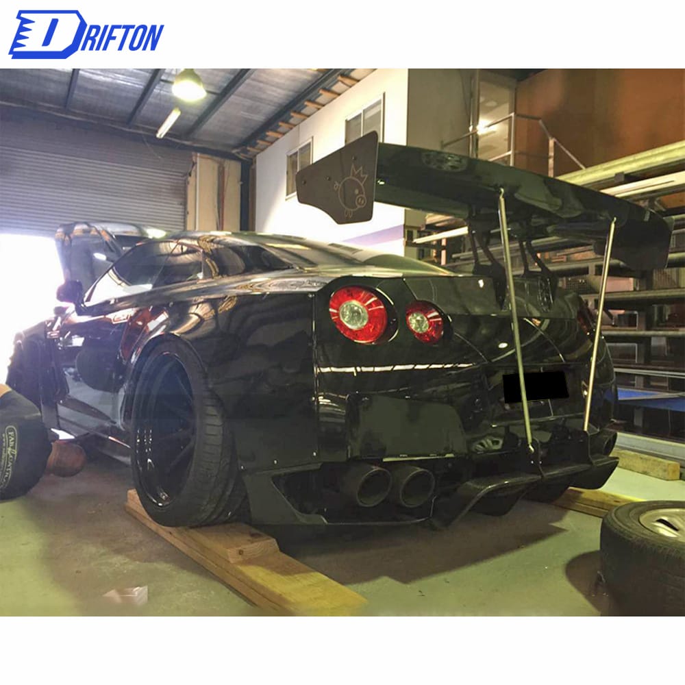 Rocket Bunny Style Half Carbon Fiber Wide Body Kit For Nissan R35 GTR 2008-2016
