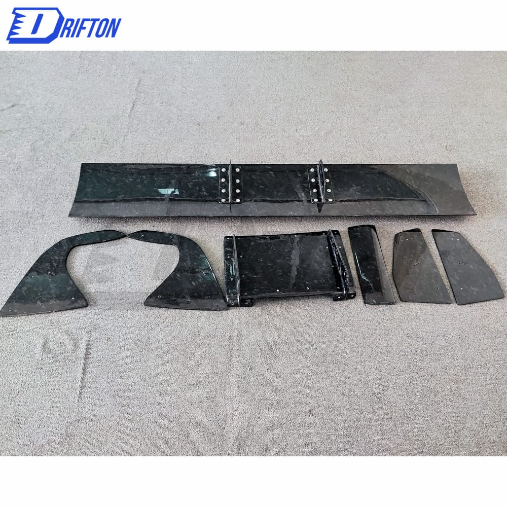 Varis Kamikaze Style Forged Carbon Fiber Racing Swan GT Wing For Nissan R35 GTR 2008-2019 
