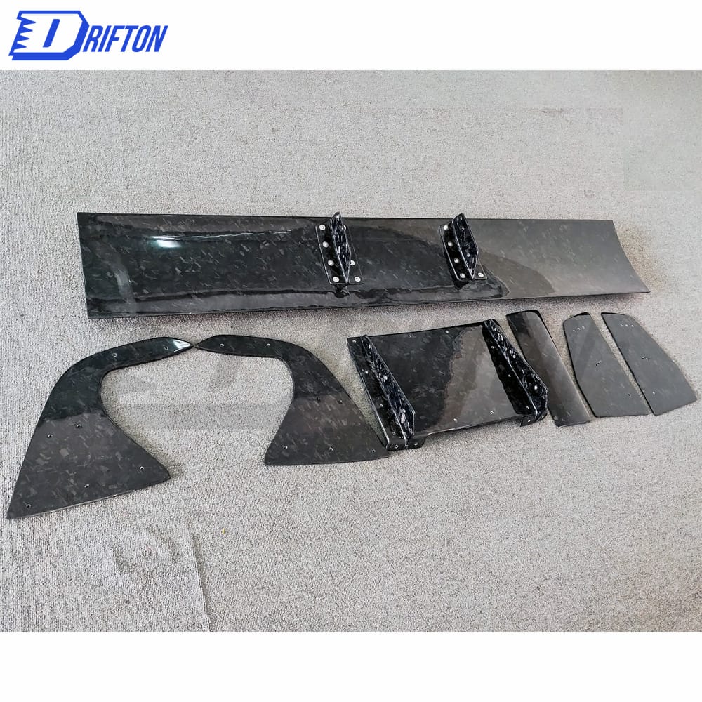 Varis Kamikaze Style Forged Carbon Fiber Racing Swan GT Wing For Nissan R35 GTR 2008-2019 