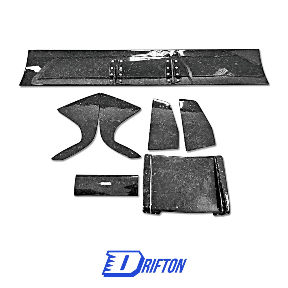 Varis Kamikaze Style Forged Carbon Fiber Racing Swan GT Wing For Nissan R35 GTR 2008-2019 