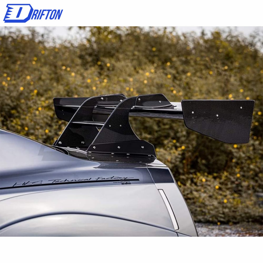 Varis Kamikaze Style Forged Carbon Fiber Racing Swan GT Wing For Nissan R35 GTR 2008-2019 