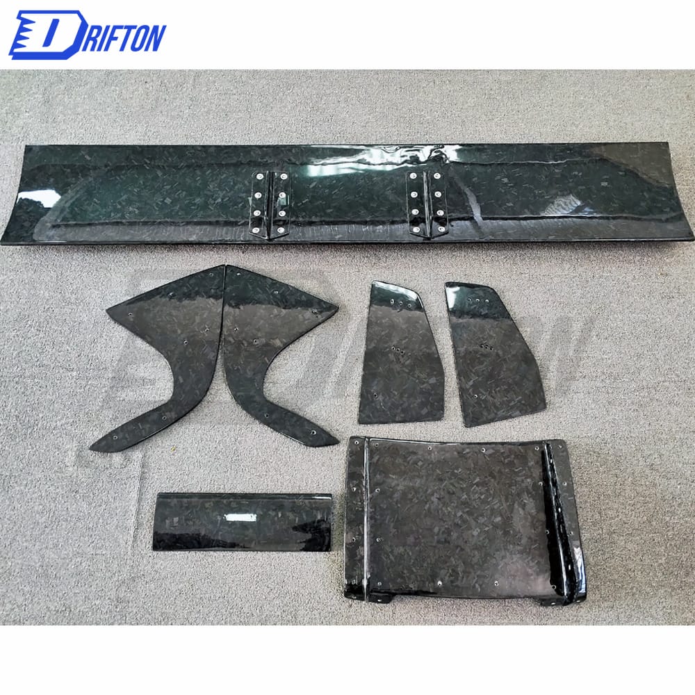 Varis Kamikaze Style Forged Carbon Fiber Racing Swan GT Wing For Nissan R35 GTR 2008-2019 