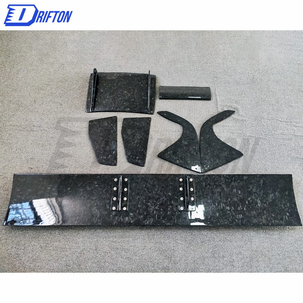 Varis Kamikaze Style Forged Carbon Fiber Racing Swan GT Wing For Nissan R35 GTR 2008-2019 