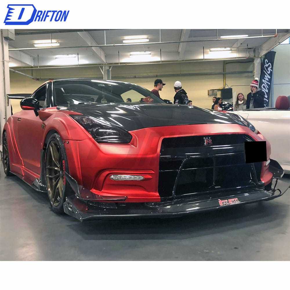 Varis KAMIKAZE R Super Sonic Style Glass Fiber Wide Body Kit For Nissan R35 GTR 2008-2016