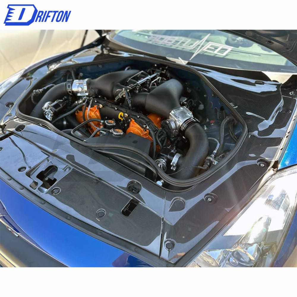 JDM Style Carbon Fiber Battery Cover For Nissan R35 GTR 2008-2019