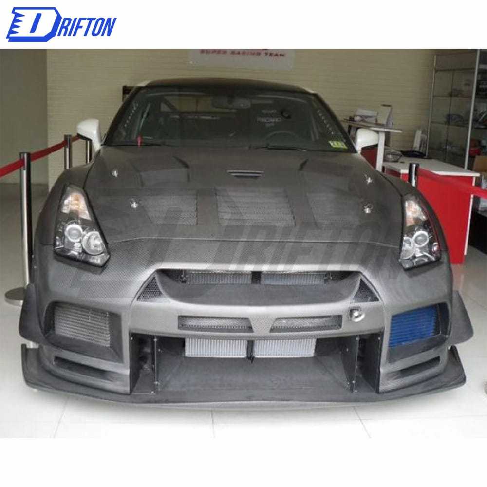 Top Racing Style Glass Fiber Front Bumper For Nissan R35 GTR 2017-2019