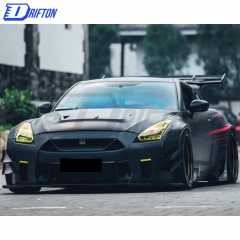 LB Performance V2 Style Glass Fiber Hood For Nissan GTR 2008-2016