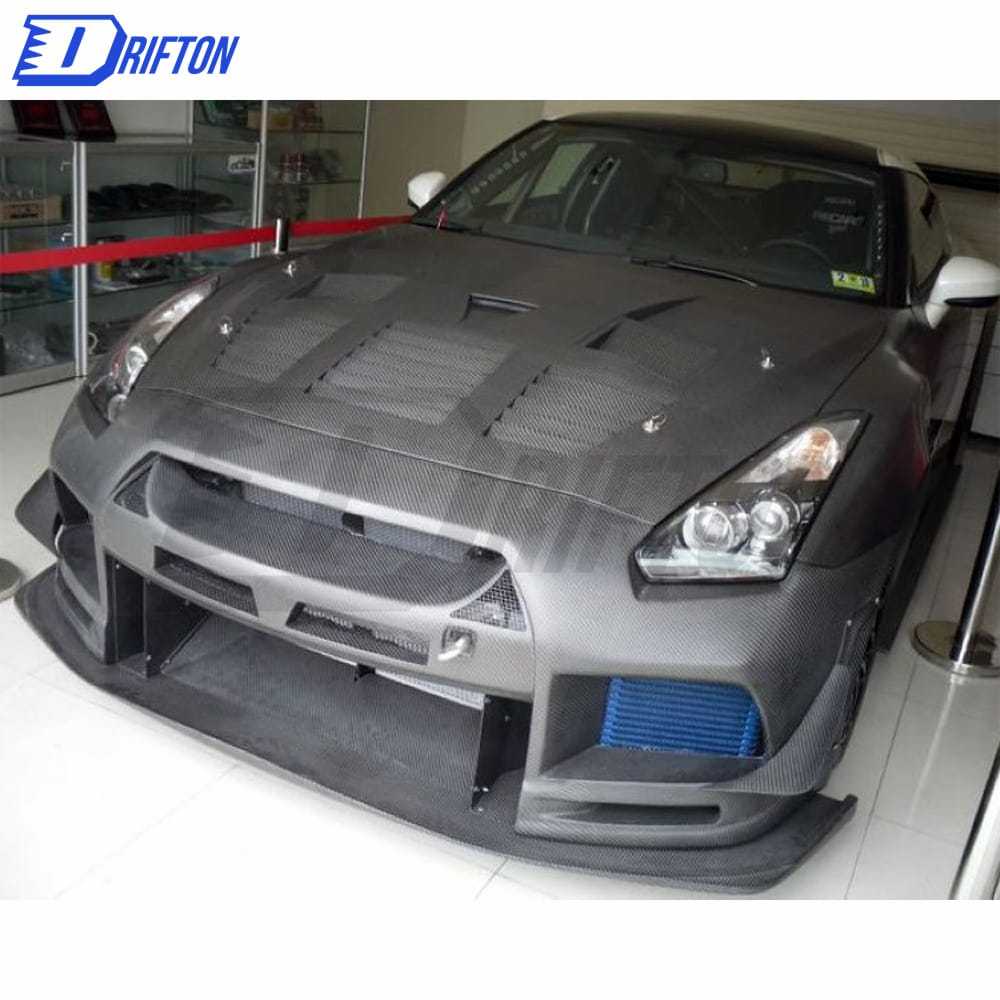 Top Racing Style Glass Fiber Front Bumper For Nissan R35 GTR 2017-2019