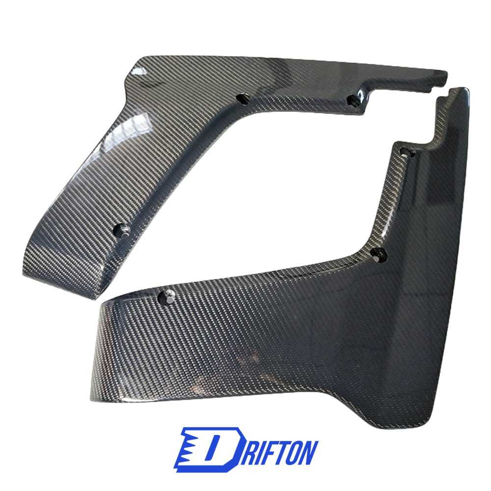 MY17 Varis Style Carbon Fiber Rear Splitter Spats Air Shroud For Nissan R35 GTR 2017-2019