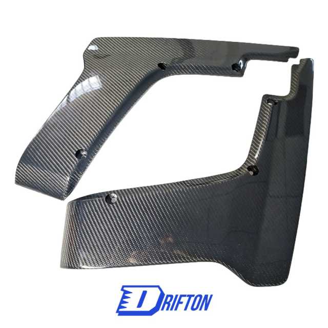MY17 Varis Style Carbon Fiber Rear Splitter Spats Air Shroud For Nissan R35 GTR 2017-2019
