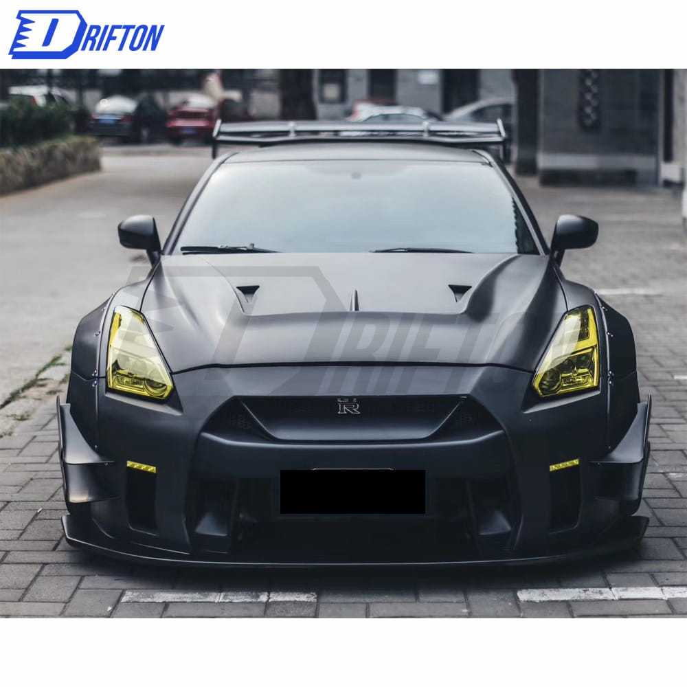 LB Performance V2 Style Glass Fiber Hood For Nissan GTR 2008-2016