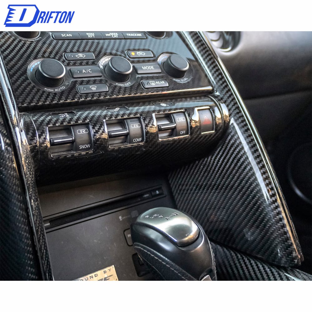 Dry Carbon Fiber Interiors C Panel (3 Pieces) For Nissan R35 GTR LHD RHD 2008-2016