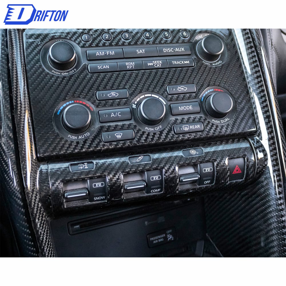 Dry Carbon Fiber Interiors C Panel (3 Pieces) For Nissan R35 GTR LHD RHD 2008-2016