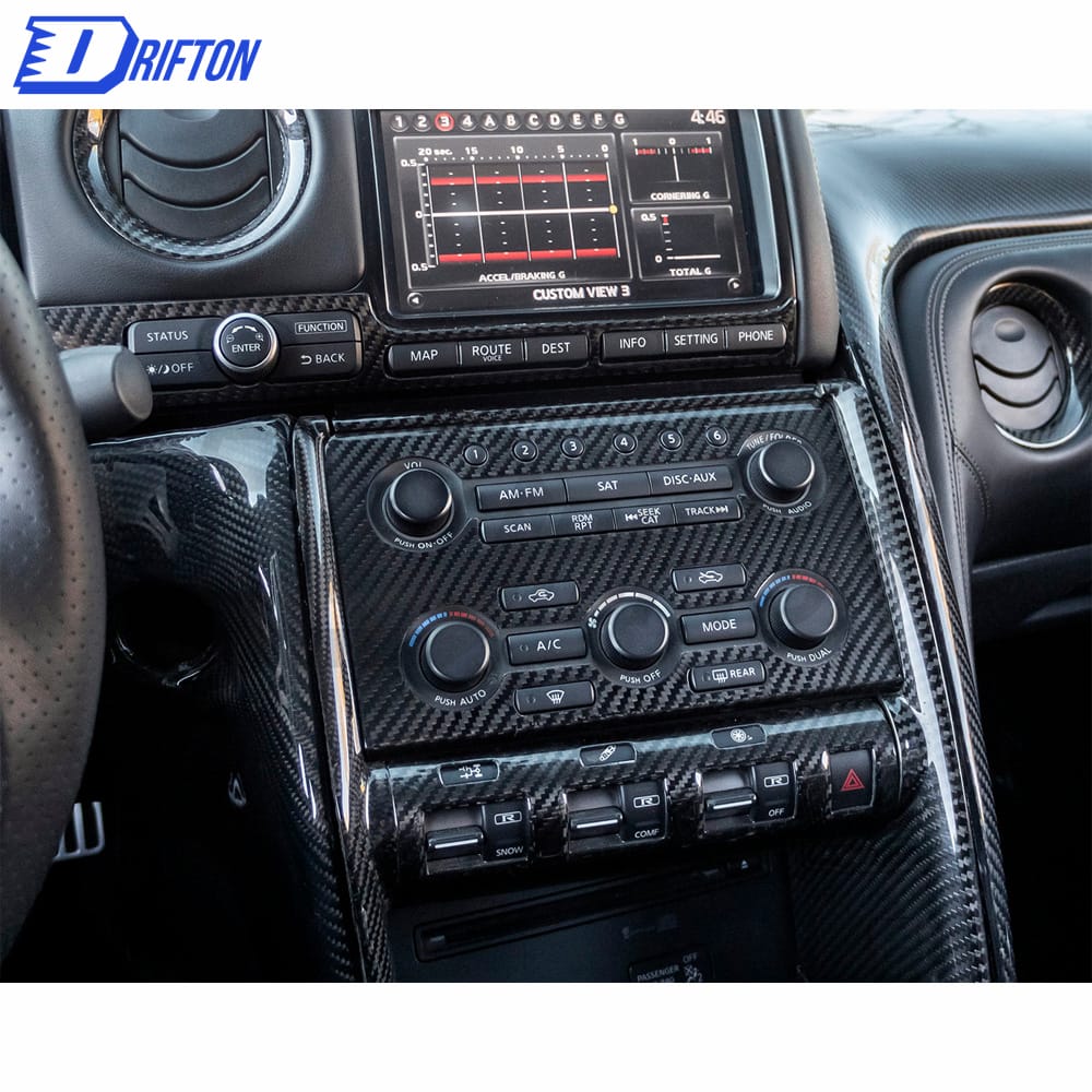 Dry Carbon Fiber Interiors C Panel (3 Pieces) For Nissan R35 GTR LHD RHD 2008-2016