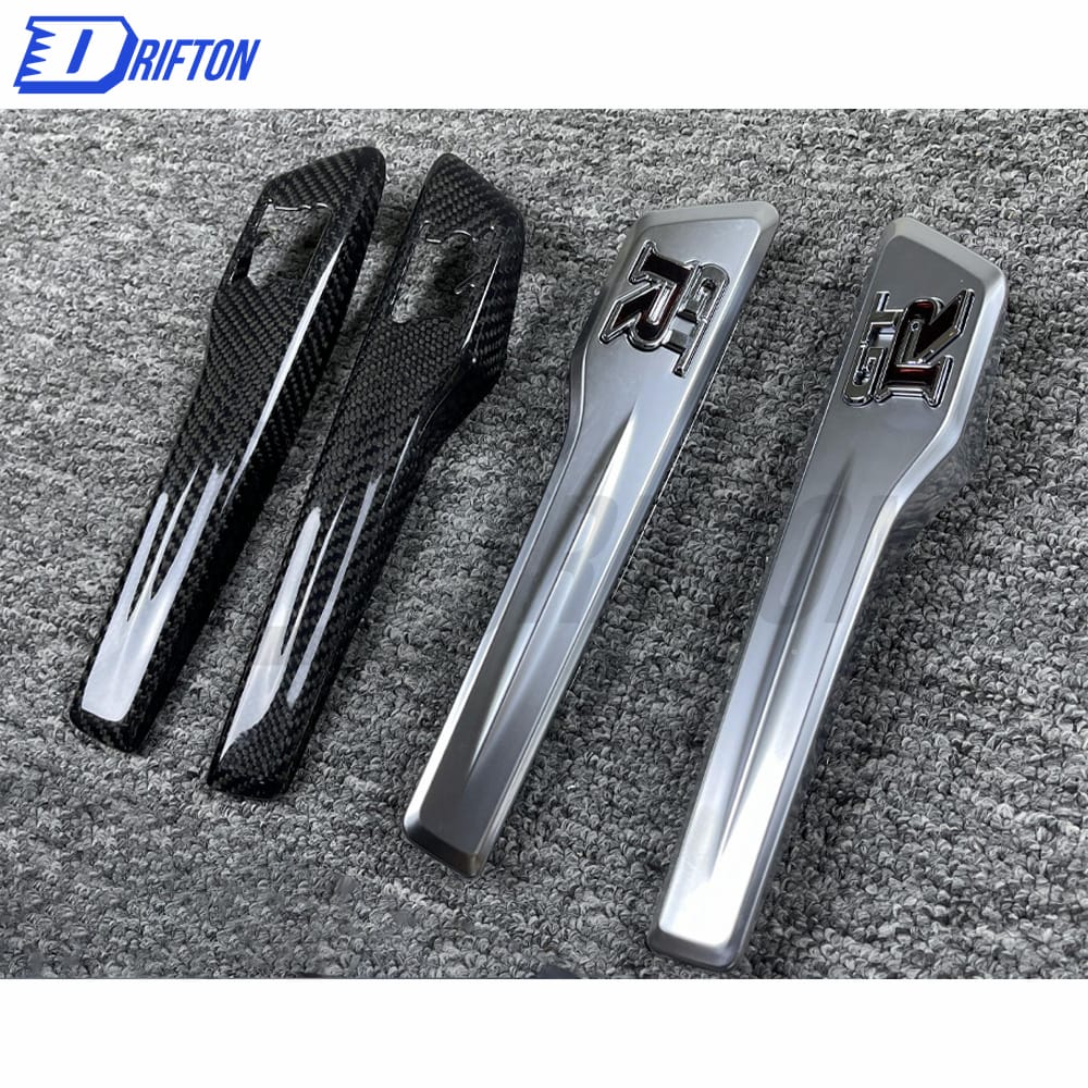 MY17 Style ABS Fender Emblem & Dry Carbon Fiber Emblem Cover For Nissan R35 GTR 2008-2019