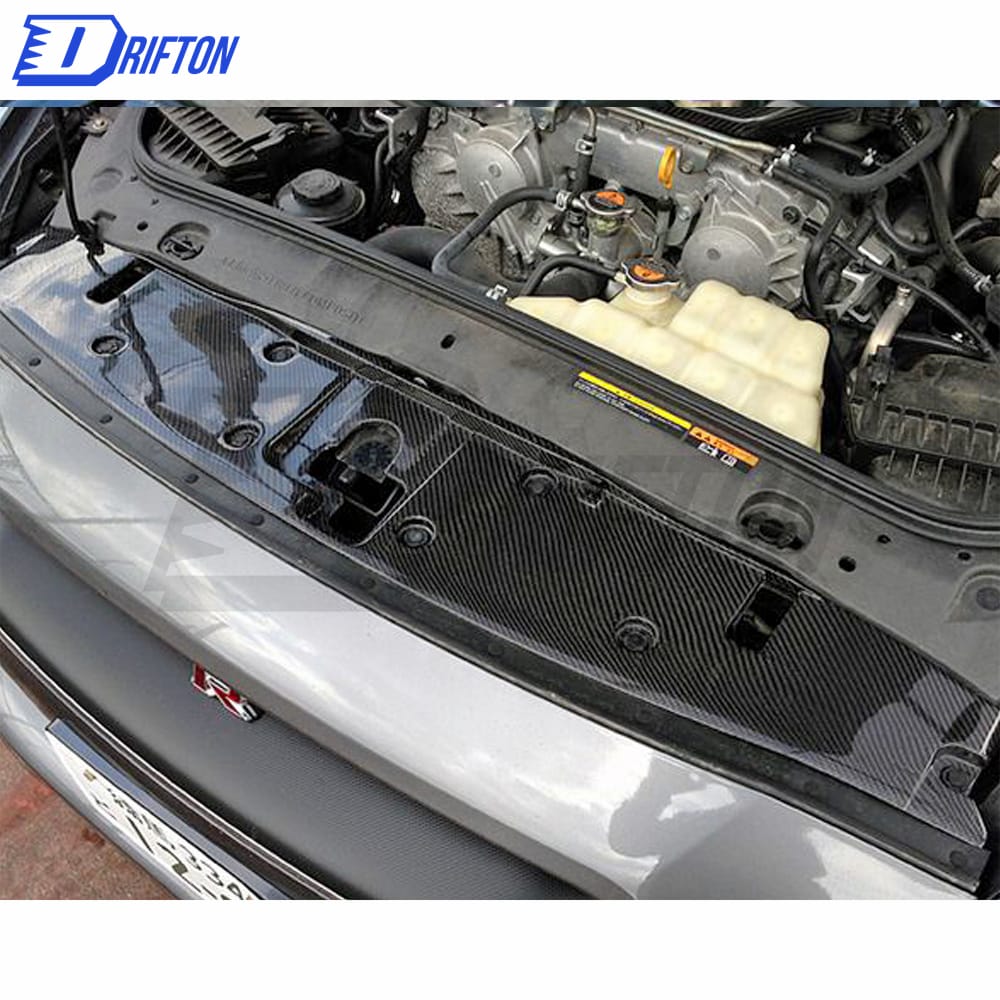 OEM Style Carbon Fiber Cooling Slam Panel Plate For Nissan R35 GTR 2008-2016