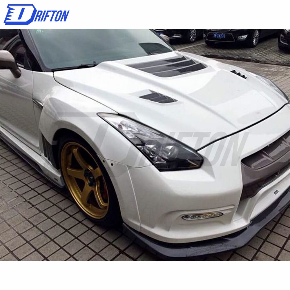 Varis MY14 Style Half Carbon Fiber Side Skirt For Nissan R35 GTR 2008-2019