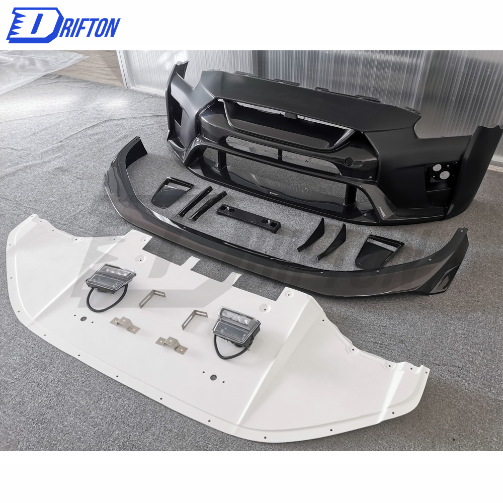 Varis MY19 Style Partial Carbon Fiber Car Body Kit For Nissan R35 GTR 2017-2019