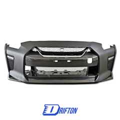 MY17 Style Half Carbon Fiber Front Bumper & Front Lip For Nissan R35 GTR 2008-2016