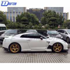 Varis MY14 Style Half Carbon Fiber Side Skirt For Nissan R35 GTR 2008-2019