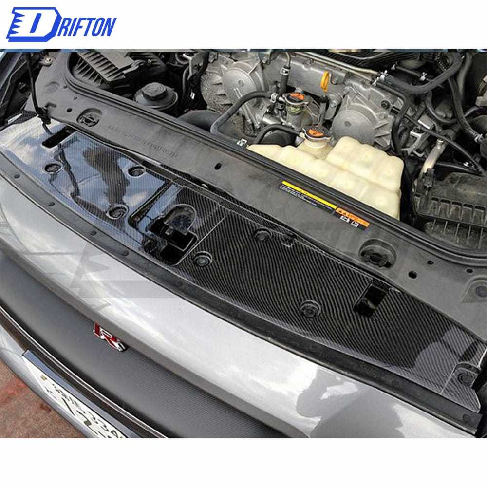 OEM Style Carbon Fiber Cooling Slam Panel Plate For Nissan R35 GTR 2008-2016