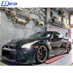 MY17 Style Half Carbon Fiber Front Bumper & Front Lip For Nissan R35 GTR 2008-2016