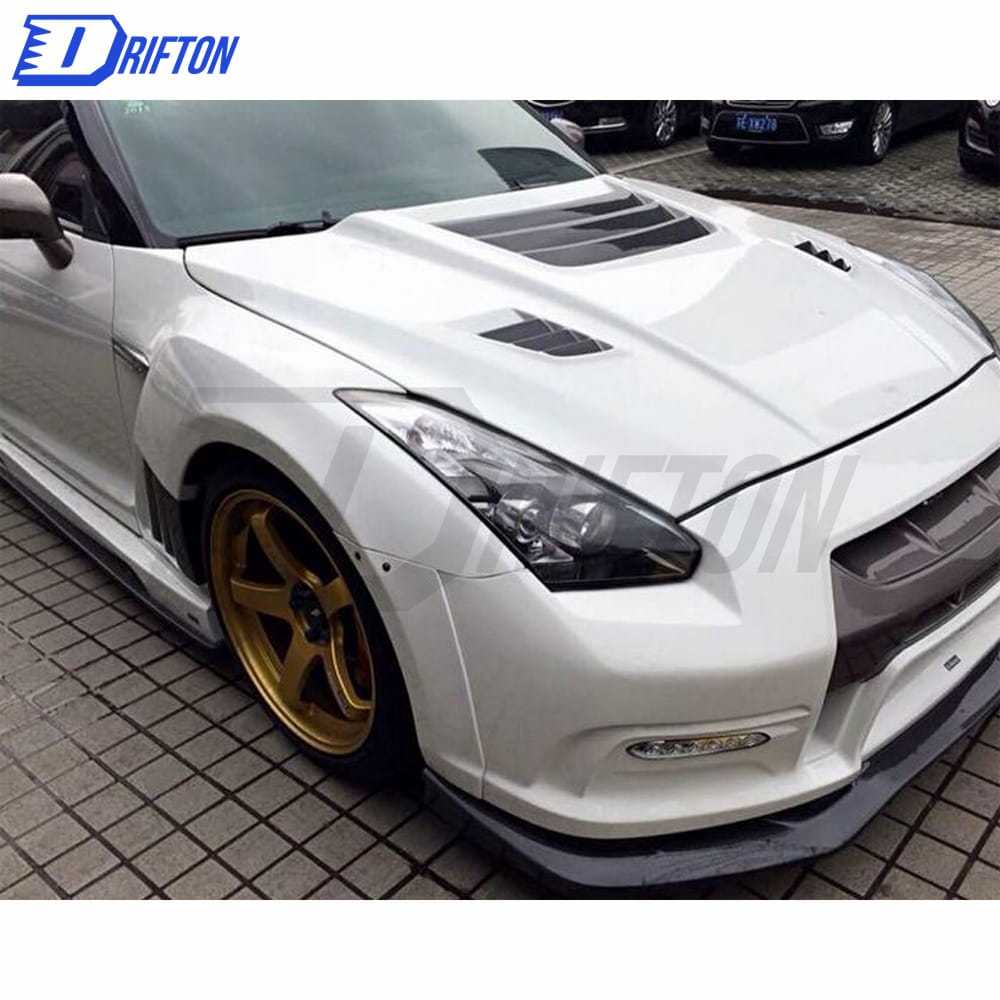 Varis MY14 Style Half Carbon Fiber Side Skirt For Nissan R35 GTR 2008-2019