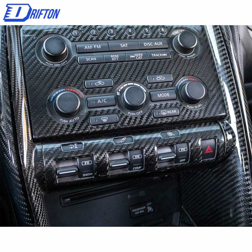 Dry Carbon Fiber Interiors C Panel (3 Pieces) For Nissan R35 GTR LHD RHD 2008-2016