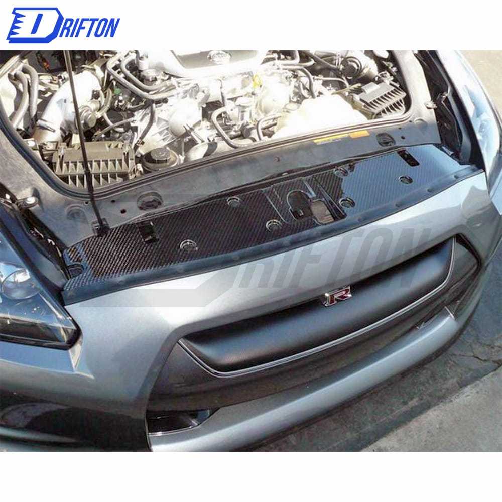 OEM Style Carbon Fiber Cooling Slam Panel Plate For Nissan R35 GTR 2008-2016