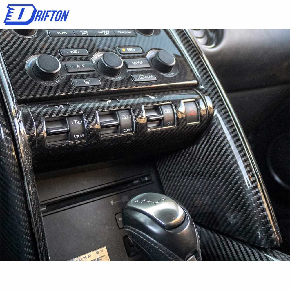 Dry Carbon Fiber Interiors C Panel (3 Pieces) For Nissan R35 GTR LHD RHD 2008-2016