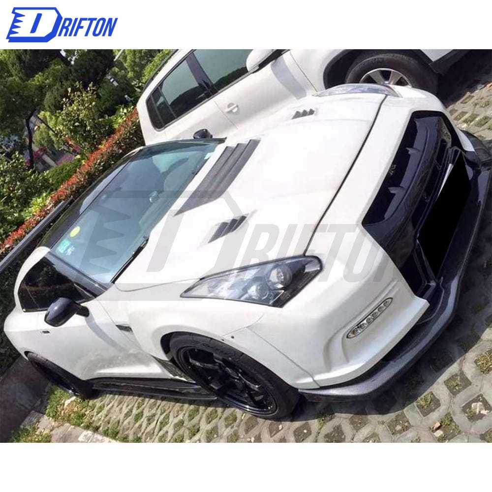 Varis MY14 Style Half Carbon Fiber Side Skirt For Nissan R35 GTR 2008-2019