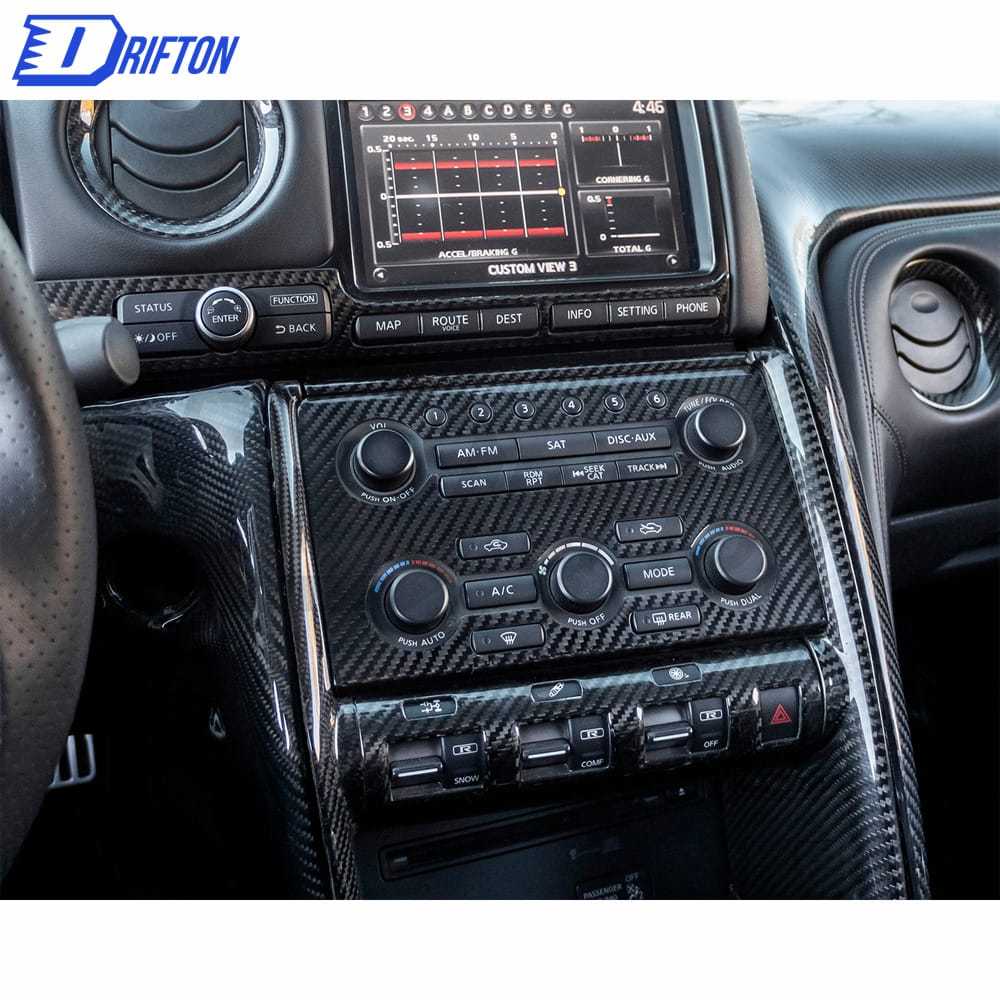 Dry Carbon Fiber Interiors C Panel (3 Pieces) For Nissan R35 GTR LHD RHD 2008-2016