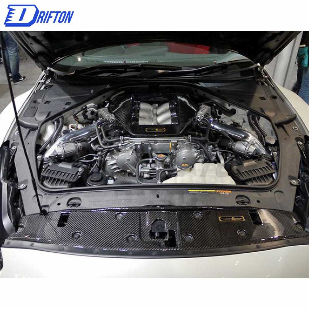 OEM Style Carbon Fiber Cooling Slam Panel Plate For Nissan R35 GTR 2008-2016