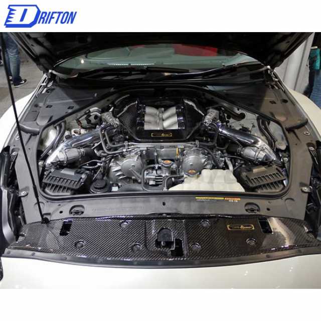 OEM Style Carbon Fiber Cooling Slam Panel Plate For Nissan R35 GTR 2008-2016