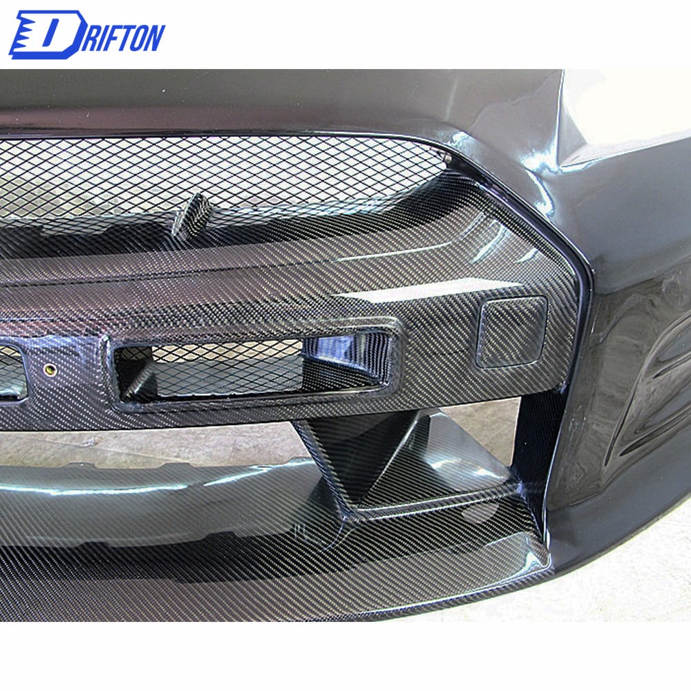 Topsecret Style Half Carbon Fiber Front Bumper For Nissan R35 GTR 2008-2011