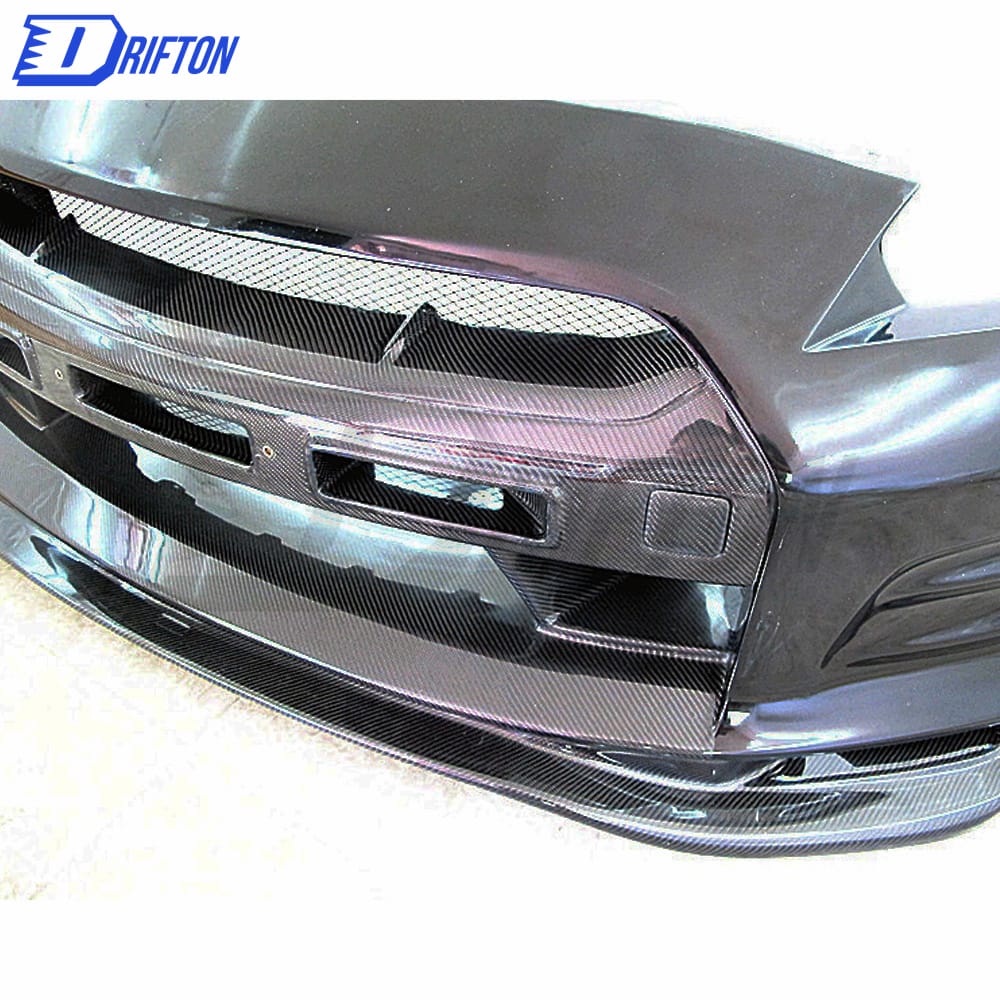 Topsecret Style Half Carbon Fiber Front Bumper For Nissan R35 GTR 2008-2011