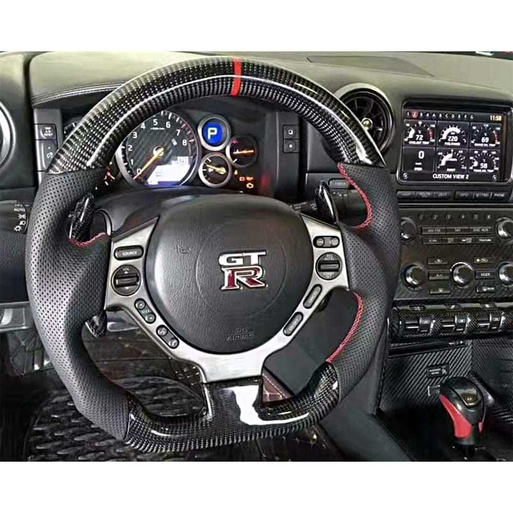 Customzie Carbon Fiber Steering Wheel For Nissan R35 GTR 2008-2016