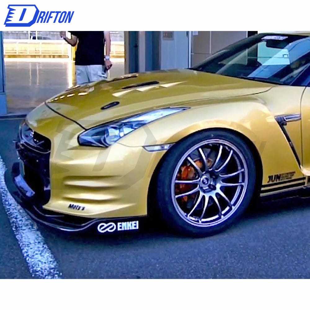 Topsecret Style Half Carbon Fiber Front Bumper For Nissan R35 GTR 2008-2011