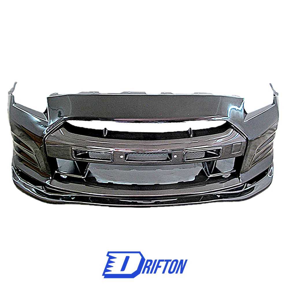 Topsecret Style Half Carbon Fiber Front Bumper For Nissan R35 GTR 2008-2011