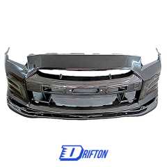Topsecret Style Half Carbon Fiber Front Bumper For Nissan R35 GTR 2008-2011