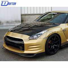 Topsecret Style Half Carbon Fiber Front Bumper For Nissan R35 GTR 2008-2011
