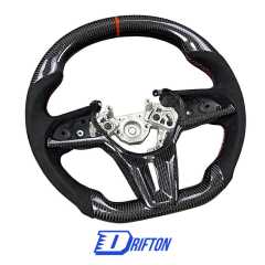 Customize Style Carbon Fiber Steering Wheel With Center Trim For Nissan R35 GTR 2017-2019