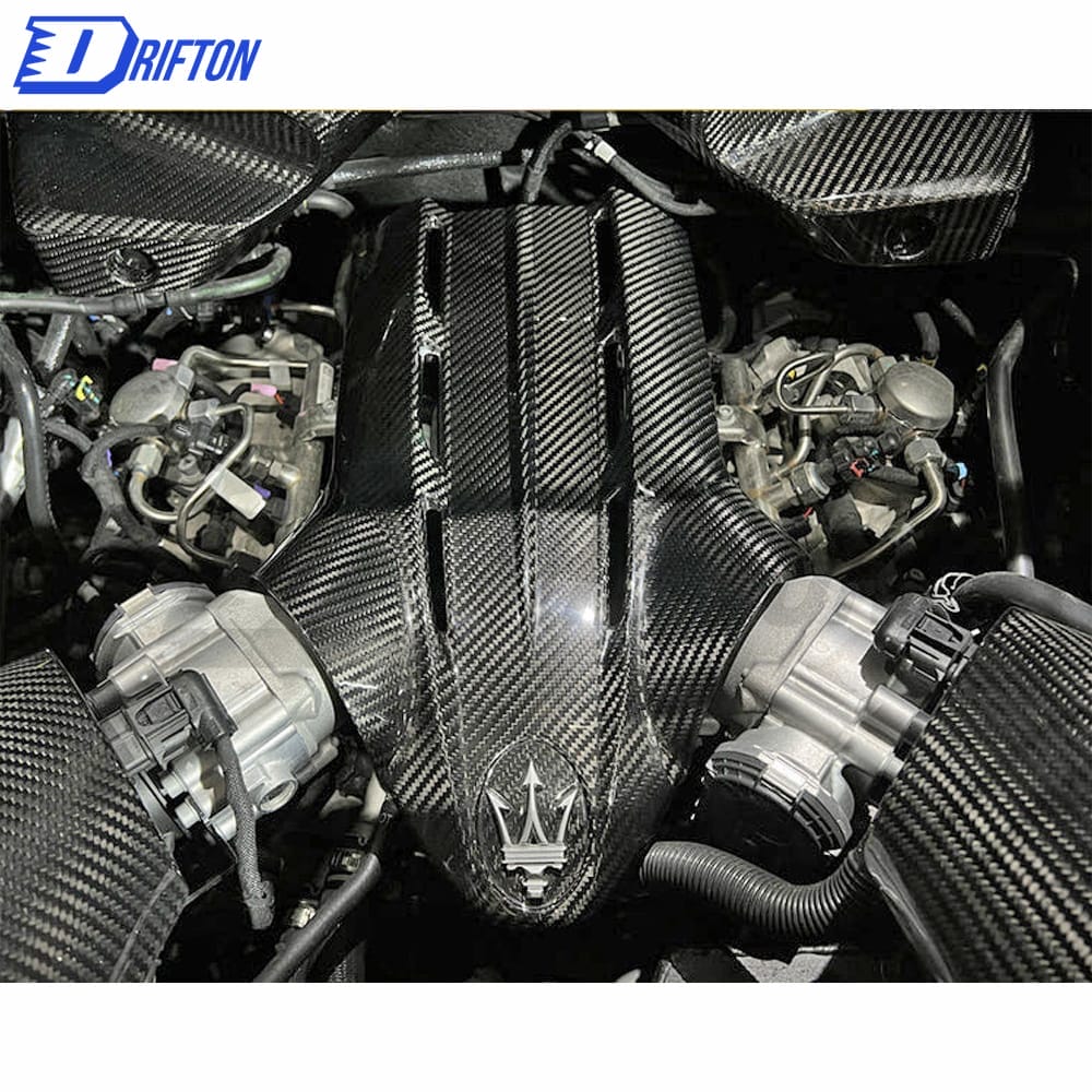 OEM Style Dry Carbon Fiber Middle Engine Bay Dress Up Kit (1 pcs) For Maserati MC20