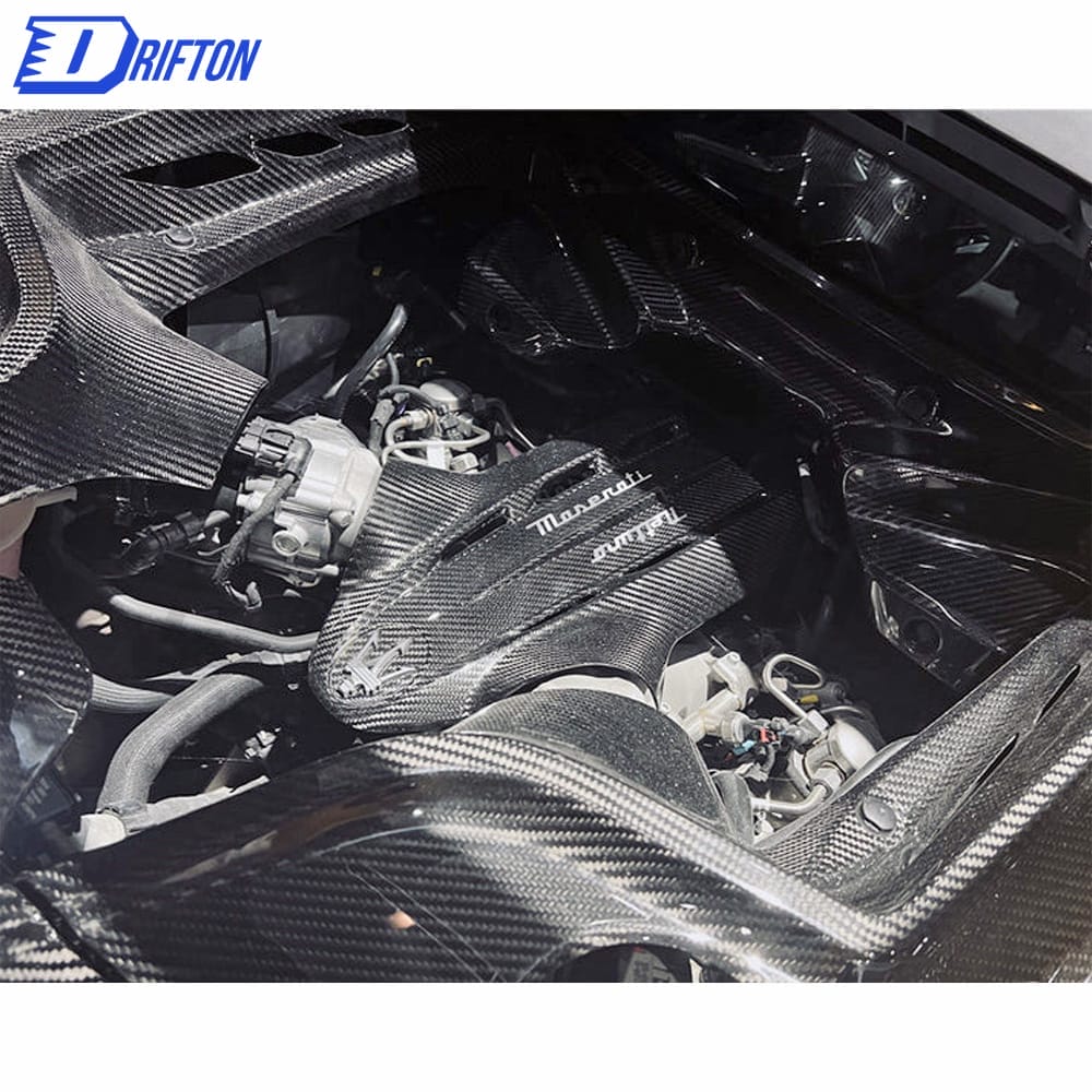 OEM Style Dry Carbon Fiber Middle Engine Bay Dress Up Kit (1 pcs) For Maserati MC20