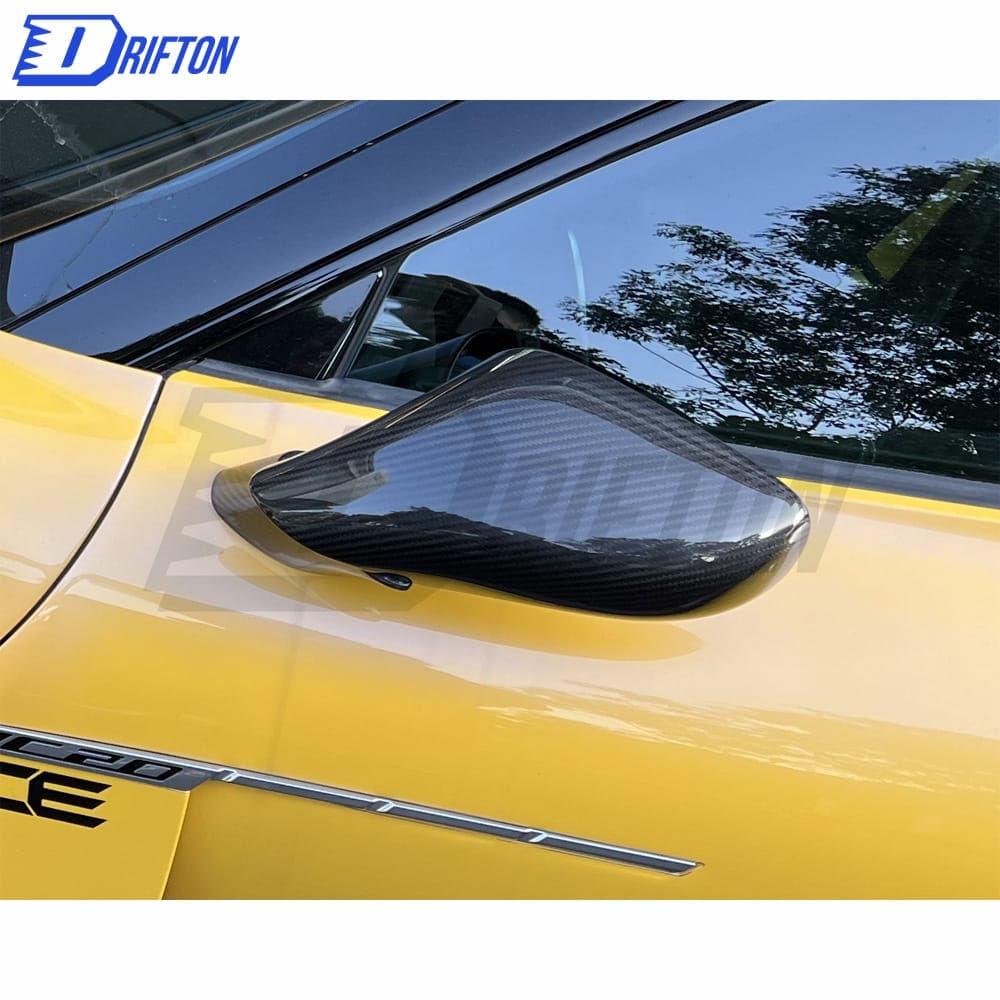 OEM Style Dry Carbon Fiber Mirror Cover (Replacement) For Maserati MC20