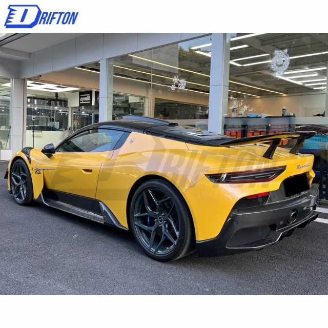 OEM Style Dry Carbon Fiber Rear Diffuser For Maserati MC20